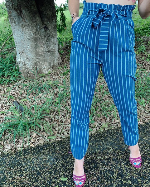 Stripes Blue Pants