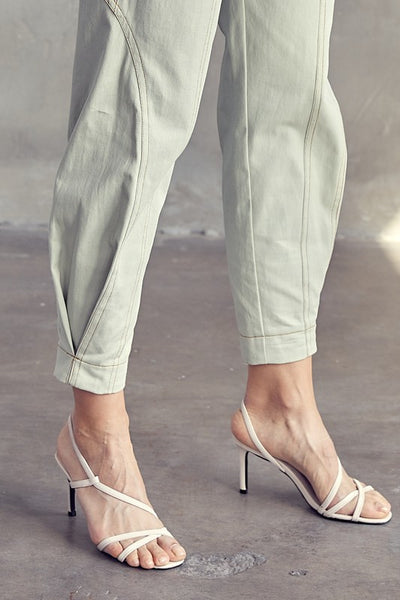 Side Pegged Casual Pants