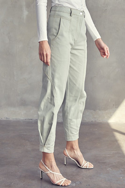 Side Pegged Casual Pants