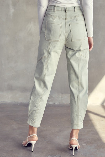 Side Pegged Casual Pants