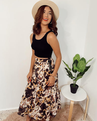 Tie Dye Midi Skirt