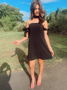 Black Halter Neck Dress