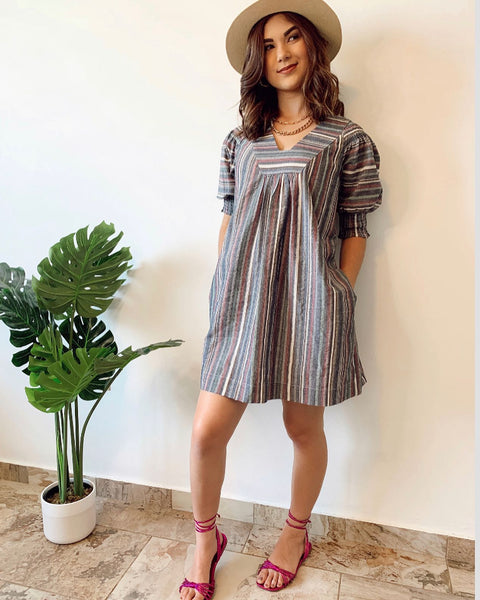 Demin Stripes Dress