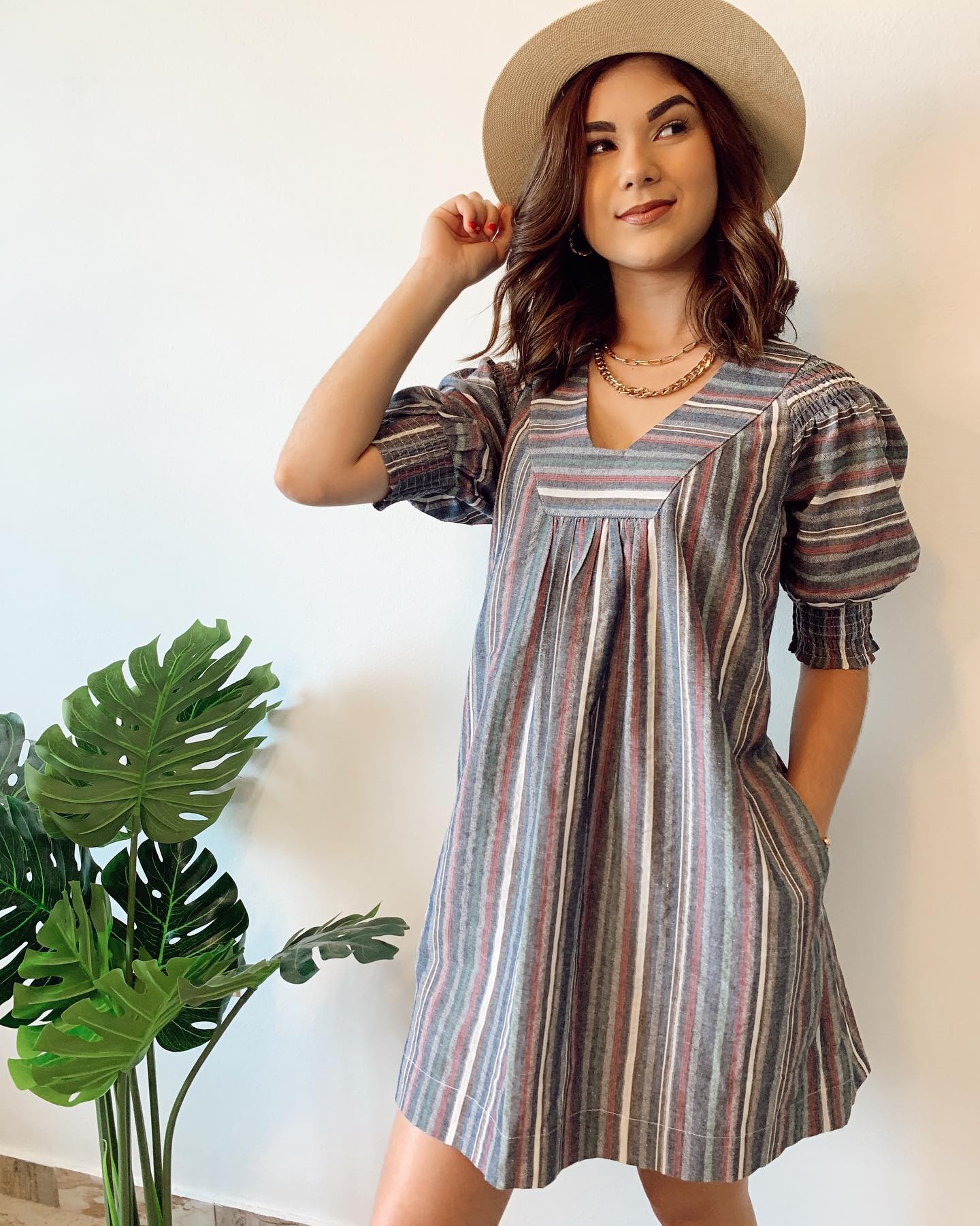 Demin Stripes Dress