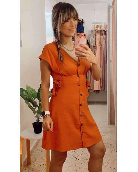 Rust Casual Dress