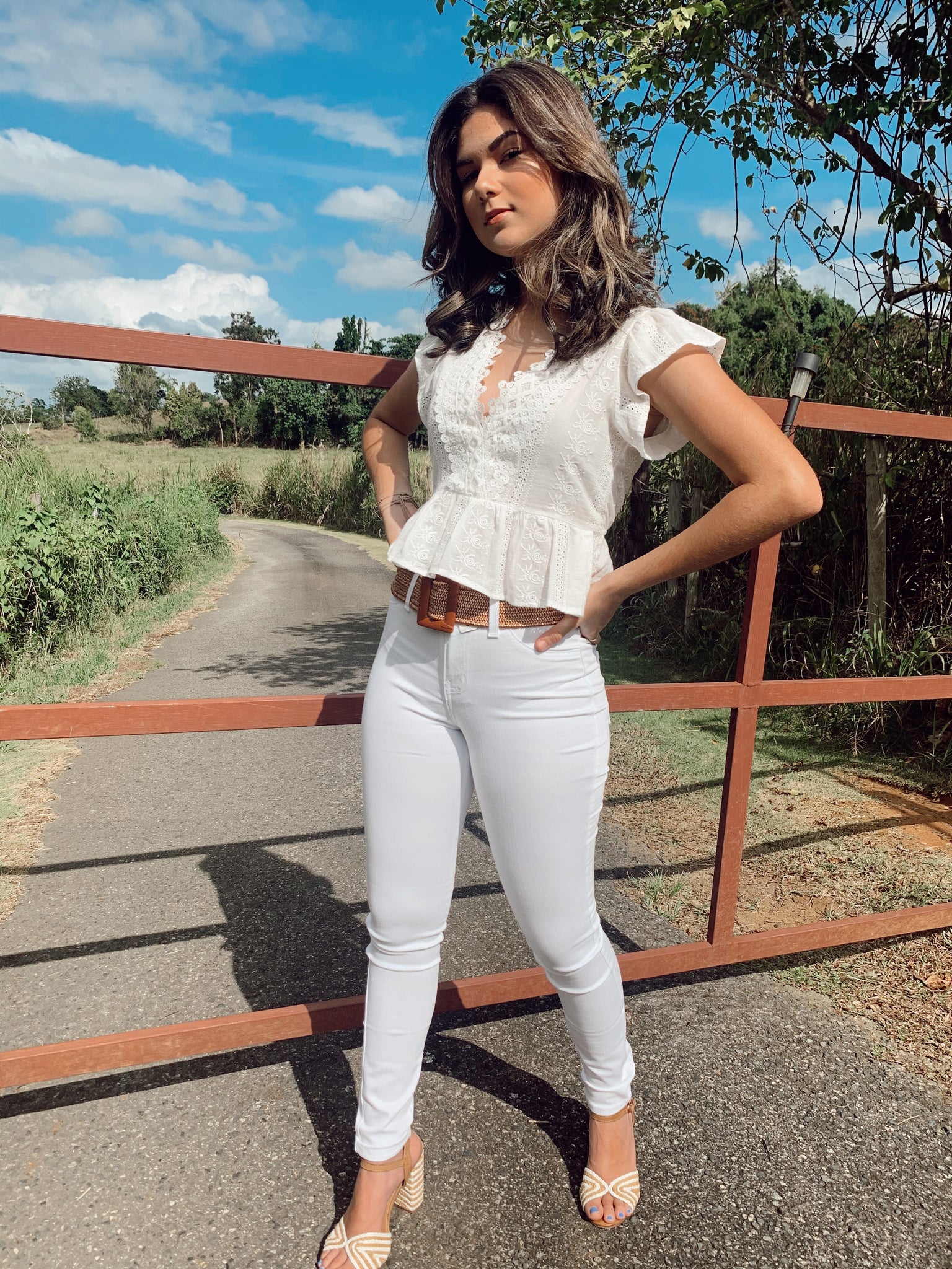 Skinny White Jeans