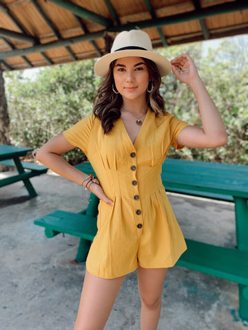 Mustard Romper