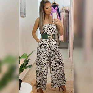 Animal Print Jumpsuit