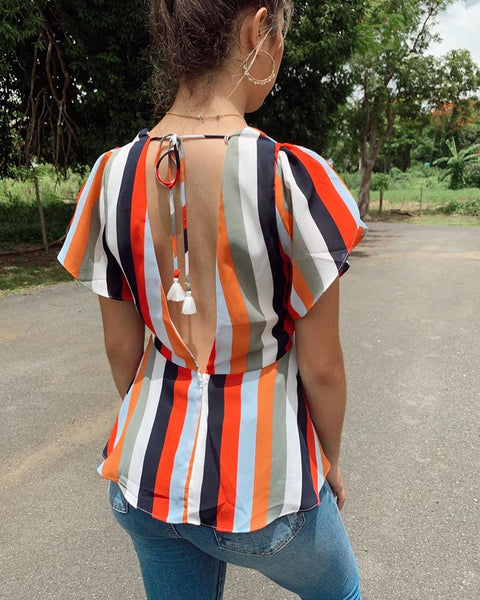 Multicolor Stripes Top