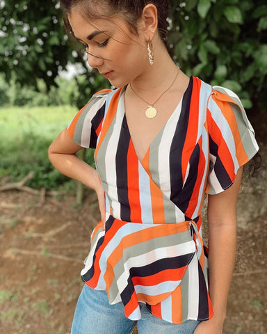 Multicolor Stripes Top