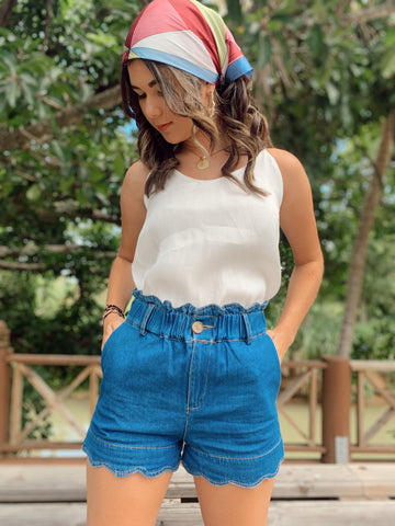 White Cami Tank