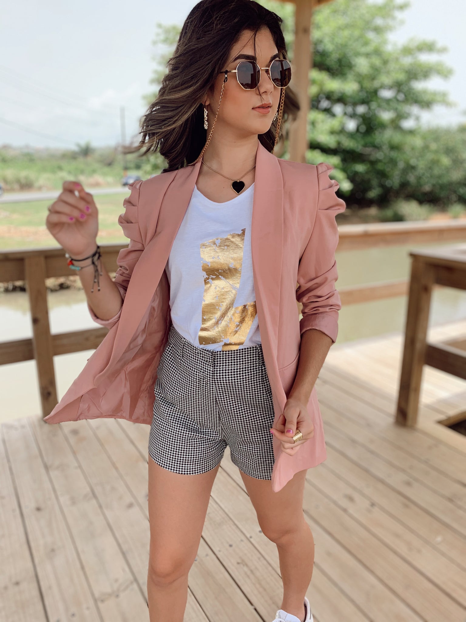 Bubble Blush Blazer