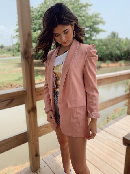 Bubble Blush Blazer