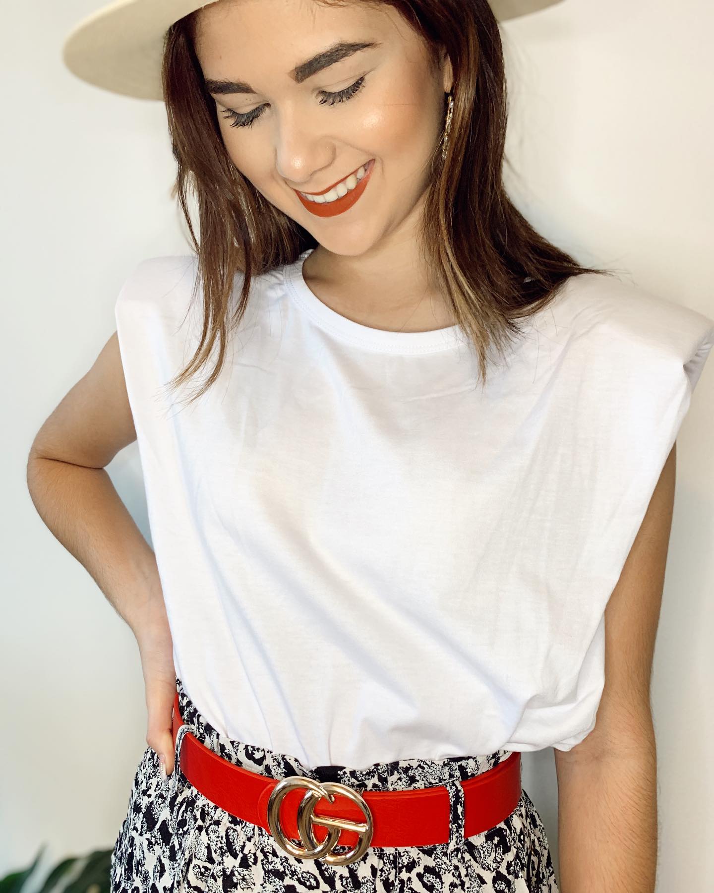 Shoulder Padded Top