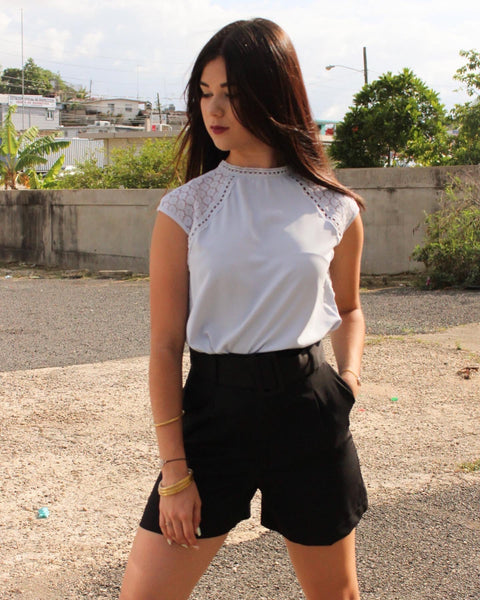 Black Belted Short