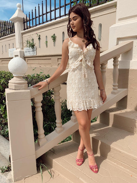 Lace Cream Dress